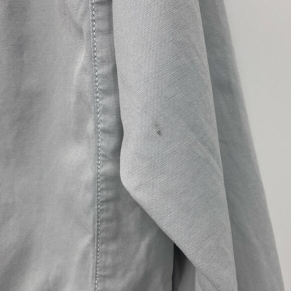 Standard / Cloth Urban Outfitters Blue Gray Full Zip Collared Bomber Jacket Coat - Picture 9 of 10